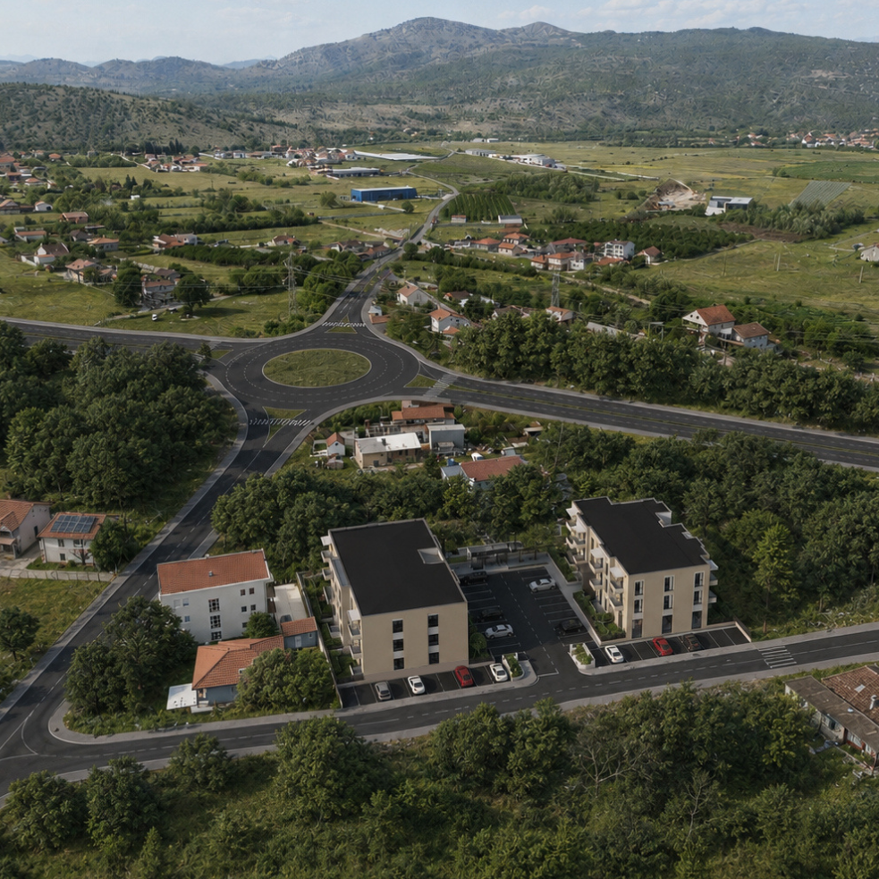 two buildings